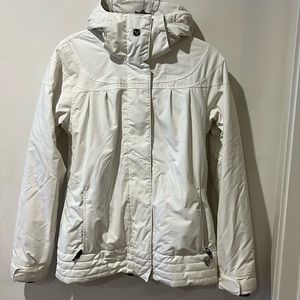 White Ski Snowboard Jacket - Roxy Size S